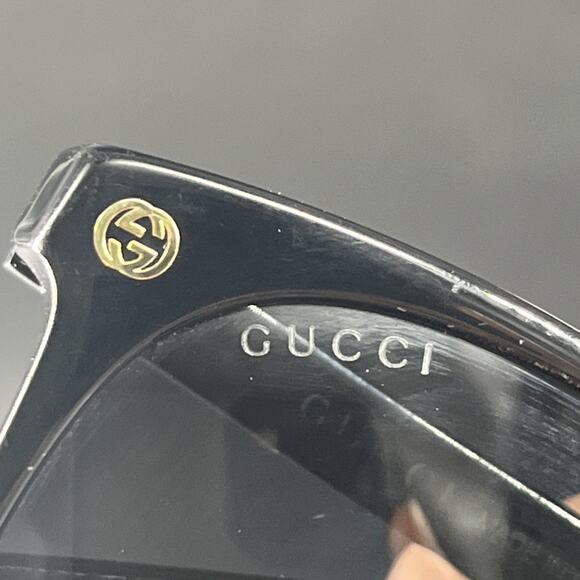 Gucci Black Cat Eye Ladies Sunglasses GG0024S 001, 58 - 16-140